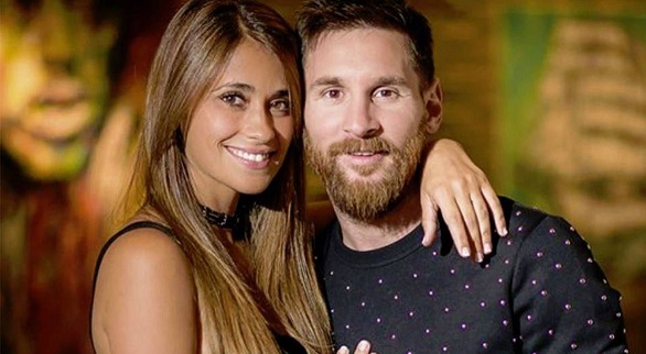 Messi y Antonella Roccuzzo